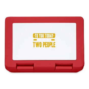 Introverted Gift Sarcastic Introverted - Lunchbox - red - Front