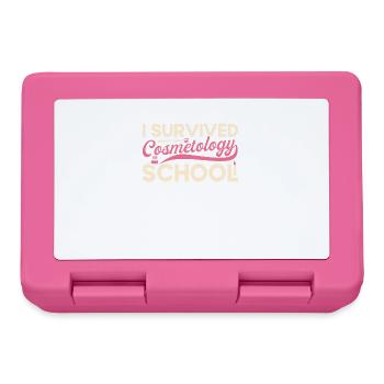 Kosmetologie Geschenk Kosmetikerin - Brotdose - Pink - Vorne