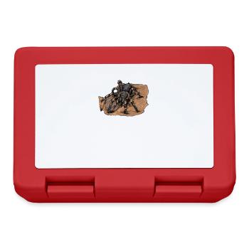 Tarantula I Tarantula Terrarium motif for - Lunchbox - red - Front