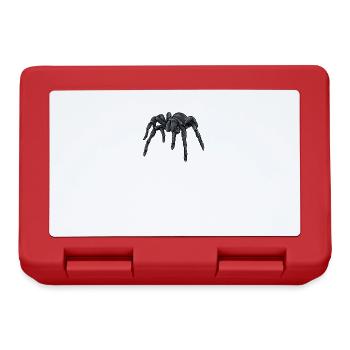 Tarantula I Tarantula Terrarium motif for - Lunchbox - red - Front
