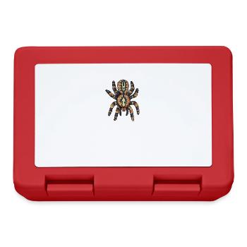 Tarantula I Tarantula Terrarium motif for - Lunchbox - red - Front