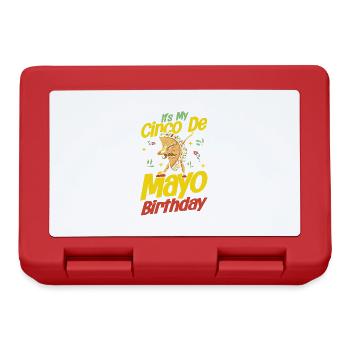 Cinco De Mayo Parti mexicain Cinco De Mayo - Boîte à goûter - rouge - Devant