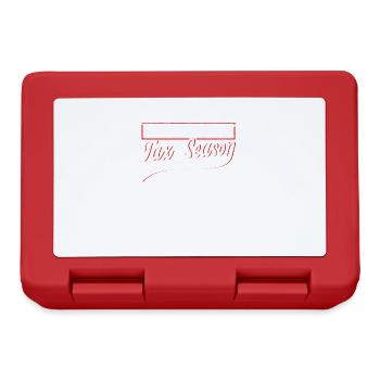 Tax Season Cpa Accountant Gift Tax Day - Lunchbox - red - Front