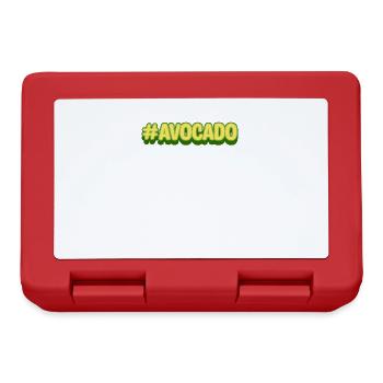 Retro Avocado Guacamole Lover Avocados Eater - Lunchbox - red - Front