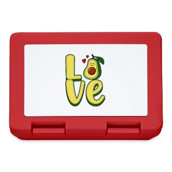 Aimez-vous - Boîte à goûter - rouge - Devant