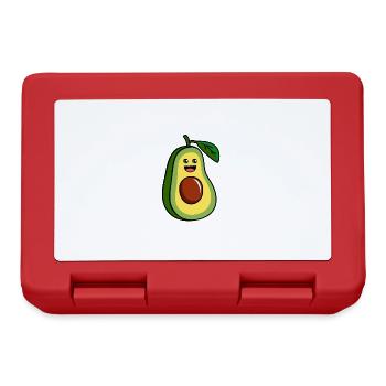 Really Like Avocados Guacamole Lover Avocado - Lunchbox - red - Front