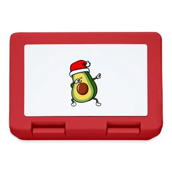 Avocadho Santa Guacamole avocado lover - Lunchbox - red - Front