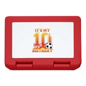Football player-10. - Lunchbox - red - Front