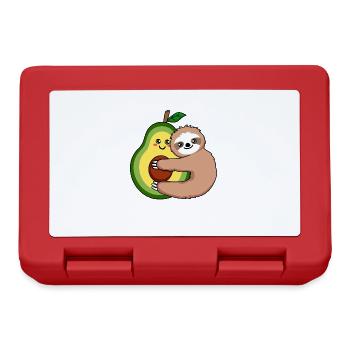 Avocado Herrenbekleidung Avocado Liebhaber - Brotdose - Rot - Vorne