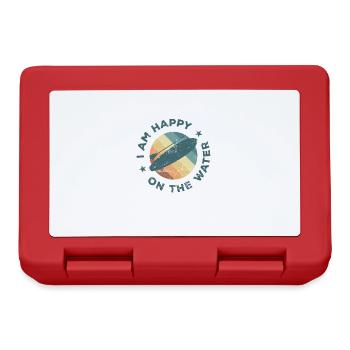I am Happy one the Water SUP Stand up Paddle - Lunchbox - red - Front