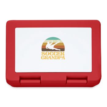 Football Père Vêtements Hommes Football Coach Graphiques - Boîte à goûter - rouge - Devant