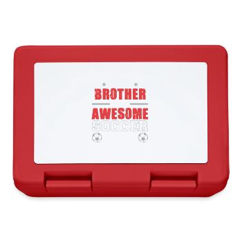 Brother of the football player Sport Football coach - Lunchbox - red - Front