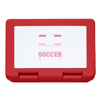 Mama Of Awesome Football Player Sports - Lunchbox - red - Front