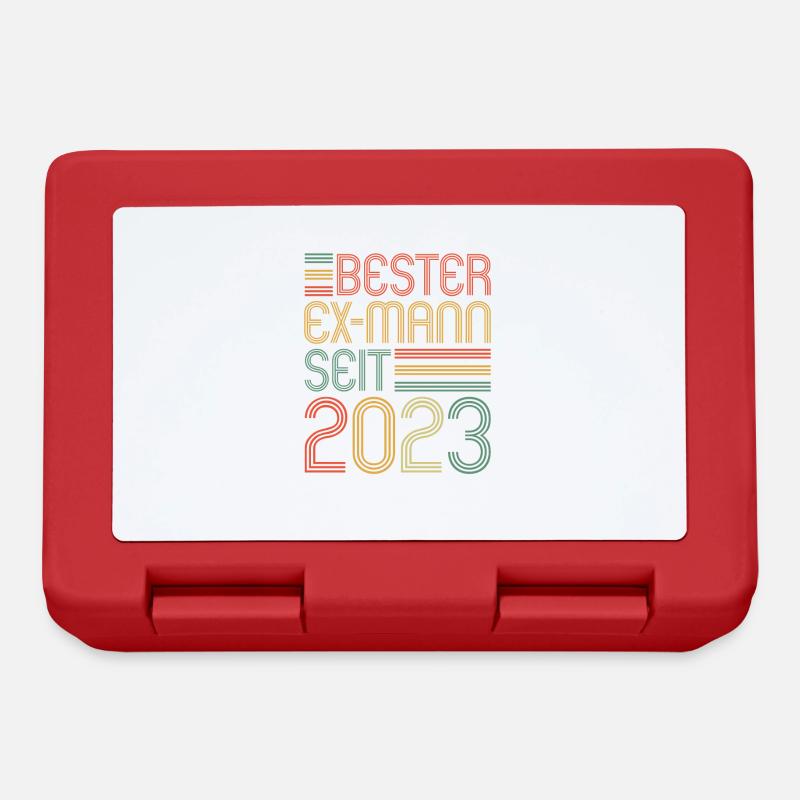 Weltbester Ex-Mann seit 2023 Scheidungs - Brotdose - Rot