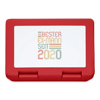 Weltbester Ex-Mann seit 2020 Scheidungs - Brotdose - Rot - Vorne