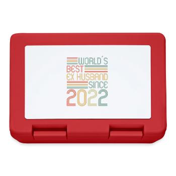 Worlds Bets Ex Husband since 2022 Divorce - Lunchbox - red - Front