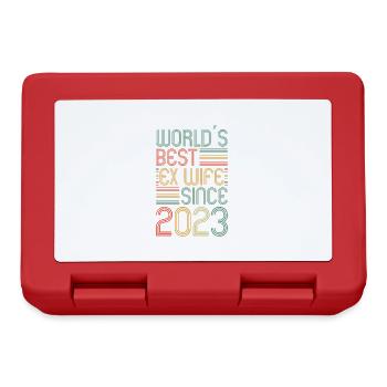Worlds Best Ex Wife since 2023 Divorce - Lunchbox - red - Front