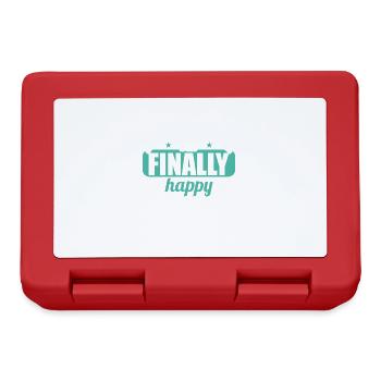 Divorced and Broke but finally happy divorces - Lunchbox - red - Front