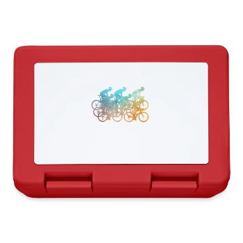 Cyclists, cyclists - Lunchbox - red - Front