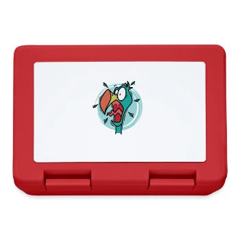 crazy dodo bird from Mauritius - Lunchbox - red - Front