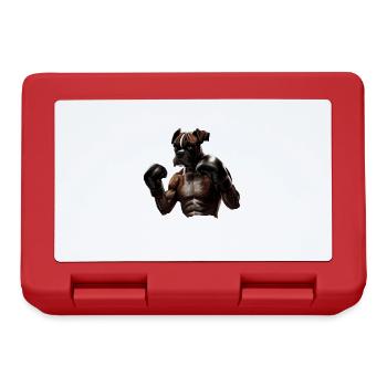 Boxer Hundebesitzer Hund Hunde Hunderasse Boxer - Brotdose - Rot - Vorne
