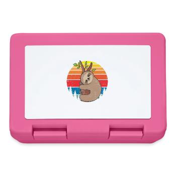 Seien Sie Fauler Fauler Faultier-besitzer - Brotdose - Pink - Vorne