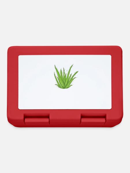 Aloe Vera Creme Kosmetik Natur - Brotdose - Rot