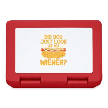 Check out my sausage hot dog gift - Lunchbox - red - Front