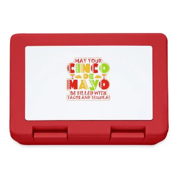 Viva Mexico Cinco De Mayo Party 5 De Mayo Cadeau - Boîte à goûter - rouge - Devant