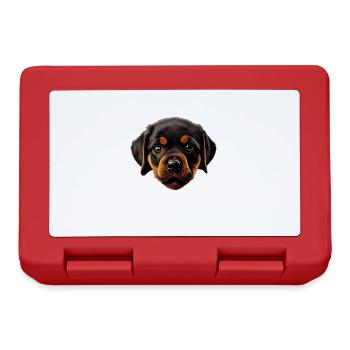 Rottweiler Dog Dogs Puppy Dog Owner Rottweiler - Lunchbox - red - Front