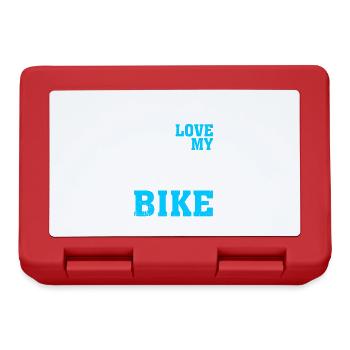 Love My Bike Bike Cycling Lovers - Lunchbox - red - Front