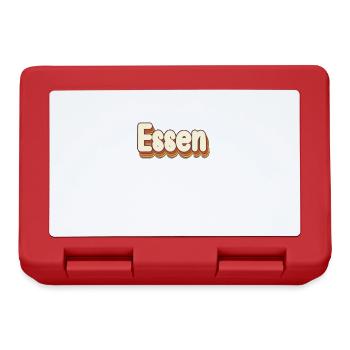 Essenerin Essener Essen - Brotdose - Rot - Vorne