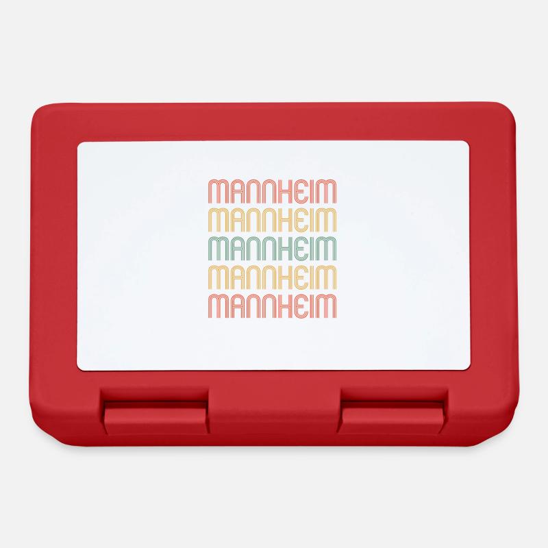 Mannheimerin Mannheimer Mannheim - Brotdose - Rot