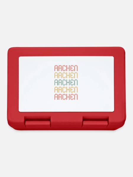 Aachenerin Aachener Aachen - Brotdose - Rot