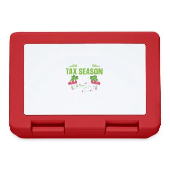 Tax Season Cpa Accountant Gift Tax Day - Lunchbox - red - Front