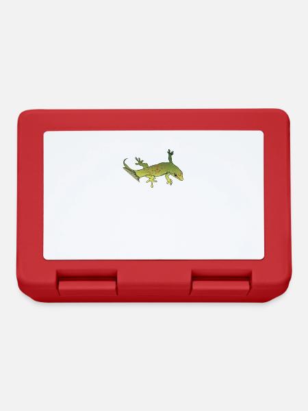 Madagaskar Taggecko I Reptilien Motiv für - Brotdose - Rot