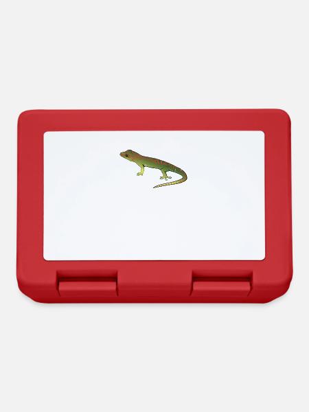 Madagaskar Taggecko I Reptilien Motiv für - Brotdose - Rot