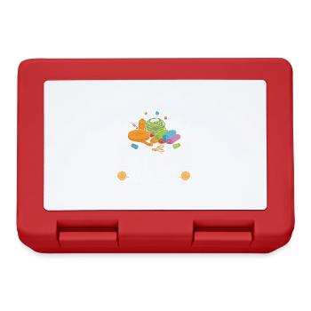 Quilting Gift Sewing Knitting Quilter - Lunchbox - red - Front
