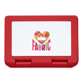 Quilting Gift Sewing Knitting Quilter - Lunchbox - red - Front