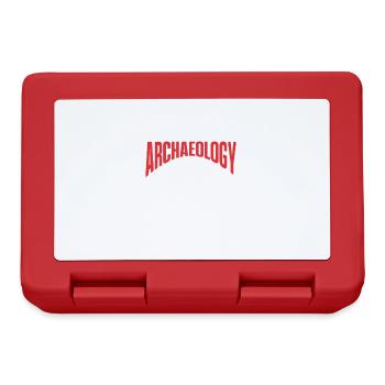 Archaeologist Gift Archaeology - Lunchbox - red - Front