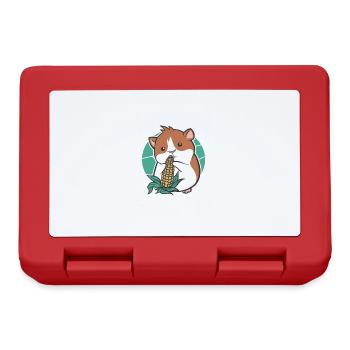 Guinea Pig Gift Pet Guinea Pig - Lunchbox - red - Front