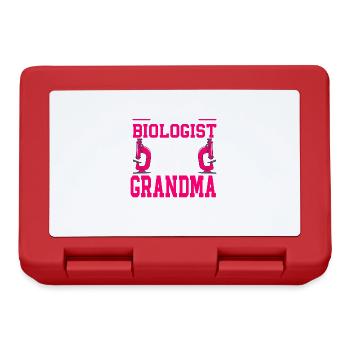 Biology Gift Biologist - Lunchbox - red - Front