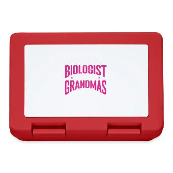 Biology Gift Biologist - Lunchbox - red - Front