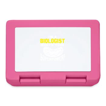 Biologiste Cadeau Biologie - Boîte à goûter - rose - Devant