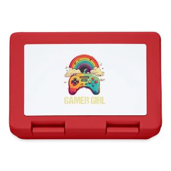 Gaming Console PC Gamer Girl Gamer Girl - Lunchbox - red - Front