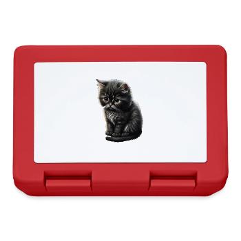 Cat Cats Cat lover cute kitten - Lunchbox - red - Front