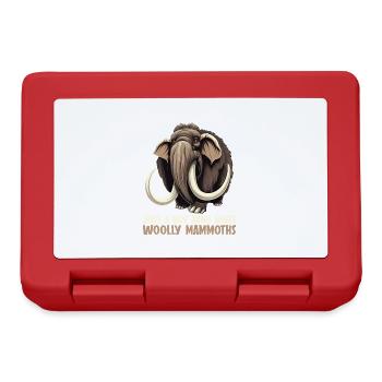 Ich mag halt einfach Mammuts Mammut - Brotdose - Rot - Vorne