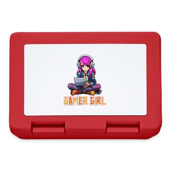 Console de jeu PC Gamer Girl Gamer Girl - Boîte à goûter - rouge - Devant