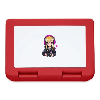 Gaming Console PC Gamer Girl Gamer Girl - Lunchbox - red - Front