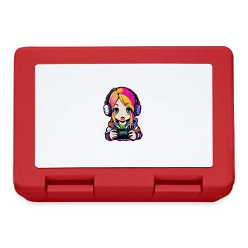 Gaming Console PC Gamer Girl Gamer Girl - Lunchbox - red - Front